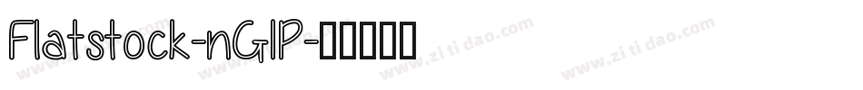 Flatstock-nG1P字体转换