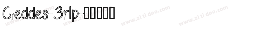 Geddes-3r1p字体转换 Geddes-3r1p字体转换