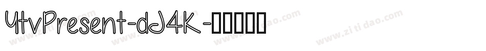 YtvPresent-dJ4K字体转换