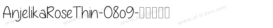 AnjelikaRoseThin-08o9字体转换