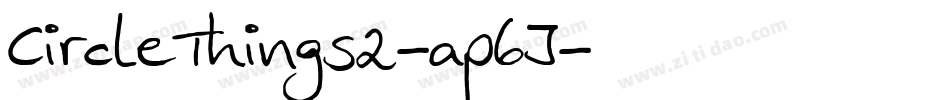 CircleThings2-ap6J字体转换 CircleThings2-ap6J字体转换