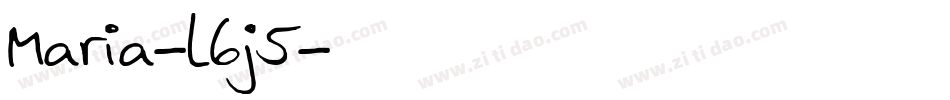 Maria-l6j5字体转换 Maria-l6j5字体转换