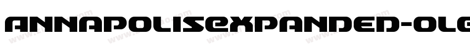 AnnapolisExpanded-OlGp字体转换