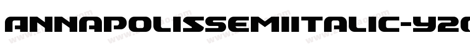 AnnapolisSemiItalic-Y2q4字体转换