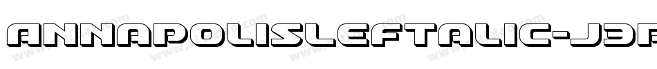 AnnapolisLeftalic-J3pM字体转换