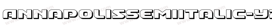 AnnapolisSemiItalic-Y2q4字体转换