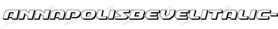AnnapolisBevelItalic-oDvo字体转换