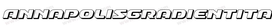 AnnapolisGradientItalic-xrRq字体转换