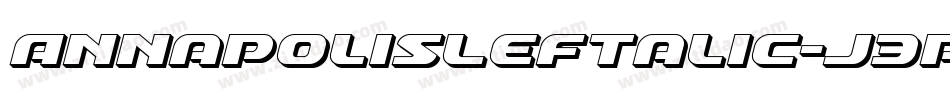 AnnapolisLeftalic-J3pM字体转换