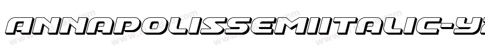 AnnapolisSemiItalic-Y2q4字体转换