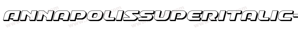 AnnapolisSuperItalic-rnvL字体转换