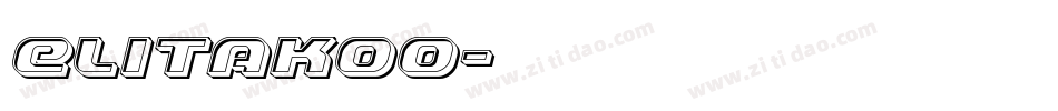 Elitakoo字体转换