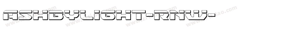 AshbyLight-RnW字体转换
