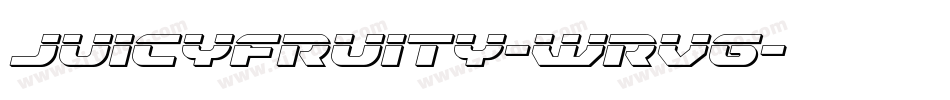 JuicyFruity-WRvG字体转换