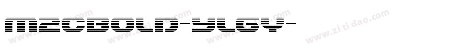 M2CBold-YlGy字体转换