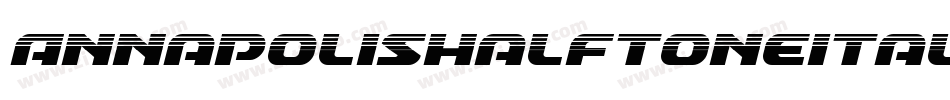 AnnapolisHalftoneItalic-DeYR字体转换