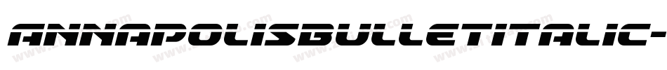 AnnapolisBulletItalic-0RvG字体转换