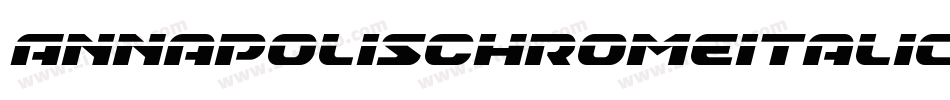 AnnapolisChromeItalic-WMpO字体转换
