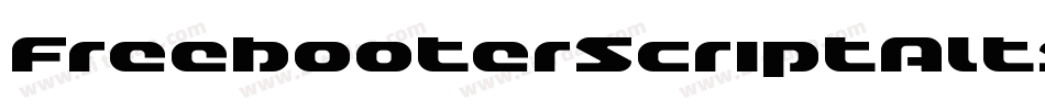 FreebooterScriptAlts-Myv字体转换