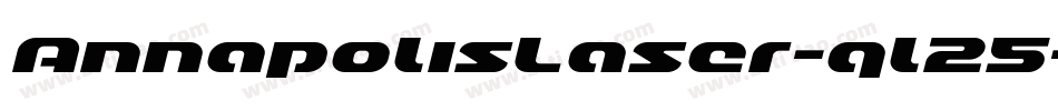 AnnapolisLaser-ql25字体转换