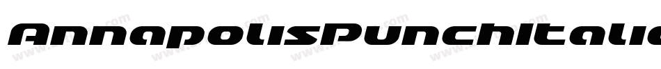 AnnapolisPunchItalic-8vOJ字体转换