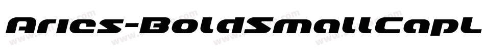 Aries-BoldSmallCapLowerCase字体转换
