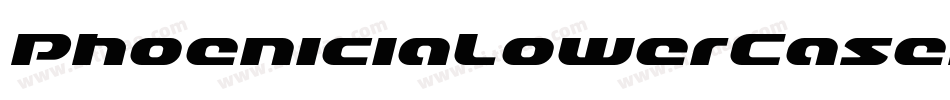 PhoeniciaLowerCaseItalic-B4Rw字体转换 PhoeniciaLowerCaseItalic-B4Rw字体转换