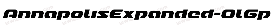 AnnapolisExpanded-OlGp字体转换