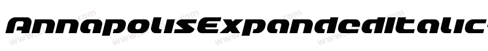 AnnapolisExpandedItalic-Zvpz字体转换