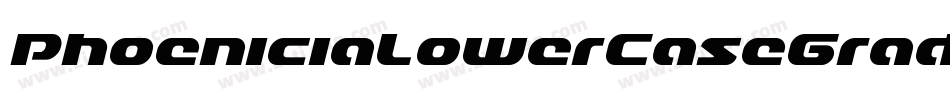 PhoeniciaLowerCaseGradientItalic-MDaP字体转换 PhoeniciaLowerCaseGradientItalic-MDaP字体转换