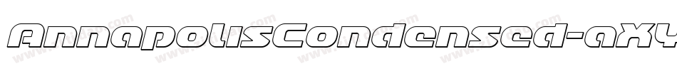AnnapolisCondensed-aXYg字体转换