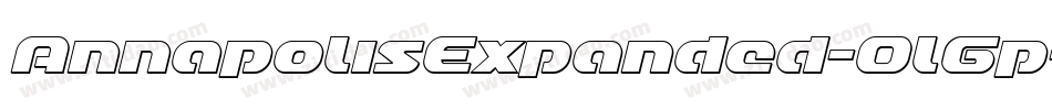 AnnapolisExpanded-OlGp字体转换