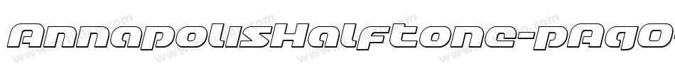 AnnapolisHalftone-pAgO字体转换