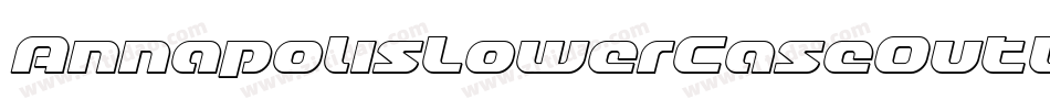 AnnapolisLowerCaseOutlineItalic-l3x0字体转换