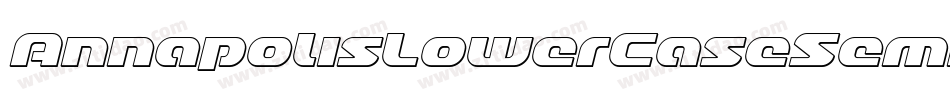 AnnapolisLowerCaseSemiItalic-npA0字体转换