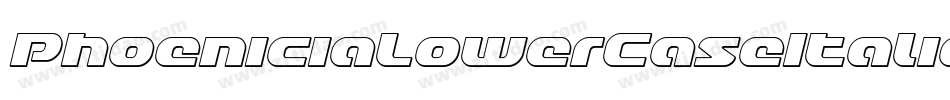 PhoeniciaLowerCaseItalic-B4Rw字体转换 PhoeniciaLowerCaseItalic-B4Rw字体转换