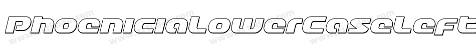 PhoeniciaLowerCaseLeftalic-d4ZZ字体转换 PhoeniciaLowerCaseLeftalic-d4ZZ字体转换