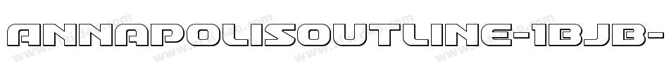 AnnapolisOutline-1BjB字体转换