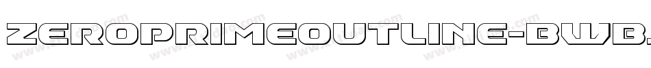 ZeroPrimeOutline-BWBjB字体转换