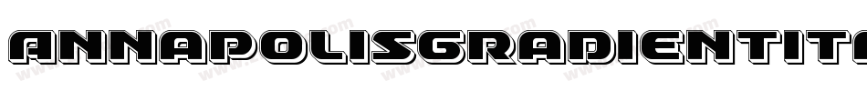 AnnapolisGradientItalic-xrRq字体转换