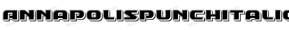 AnnapolisPunchItalic-8vOJ字体转换