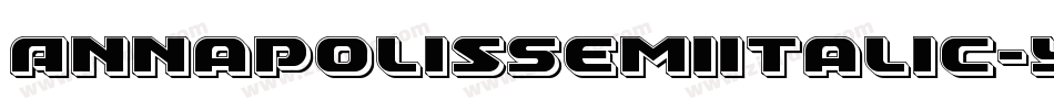 AnnapolisSemiItalic-Y2q4字体转换