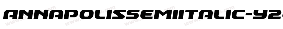 AnnapolisSemiItalic-Y2q4字体转换