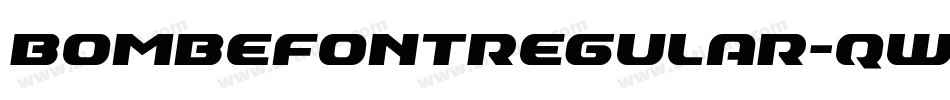BombefontRegular-qw2q字体转换
