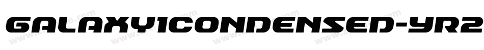 Galaxy1Condensed-YR2q字体转换