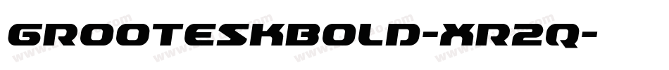 GrooteskBold-xR2q字体转换