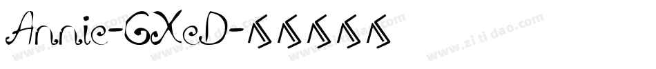 Annie-GXeD字体转换