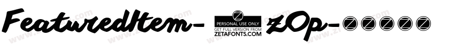 FeaturedItem-3zOp字体转换