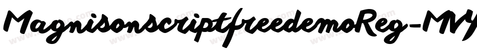 MagnisonscriptfreedemoReg-MVYOp字体转换