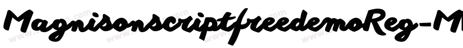 MagnisonscriptfreedemoReg-MVYOp字体转换